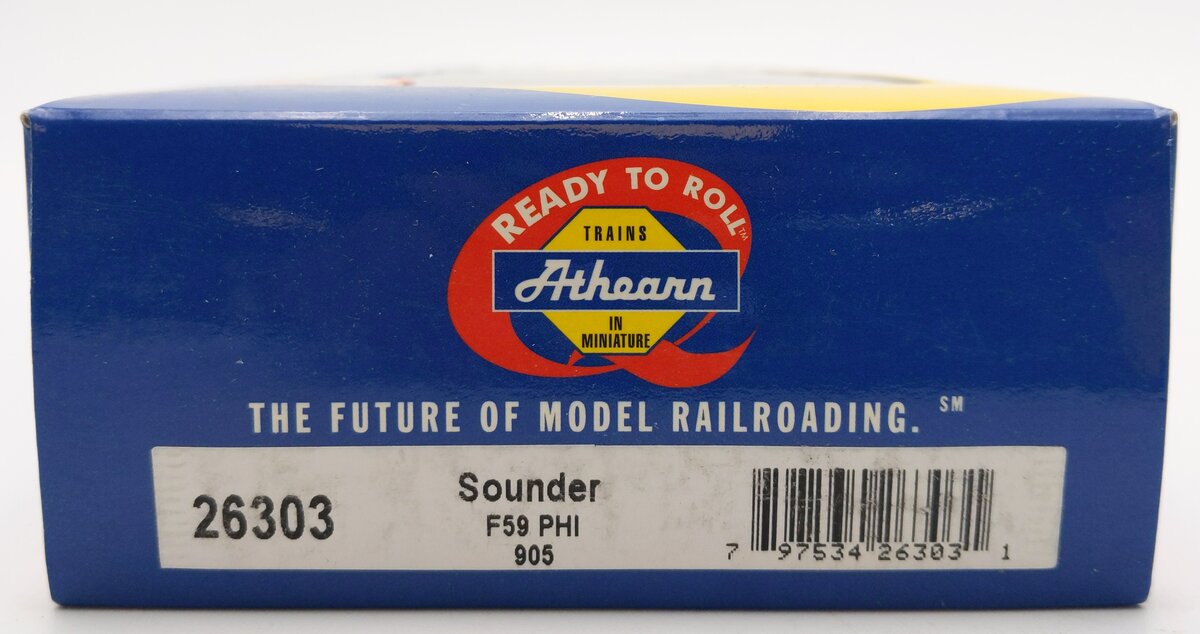 Athearn 26303 HO Scale Sounder F59 PHI Diesel Locomotive #905 NIB