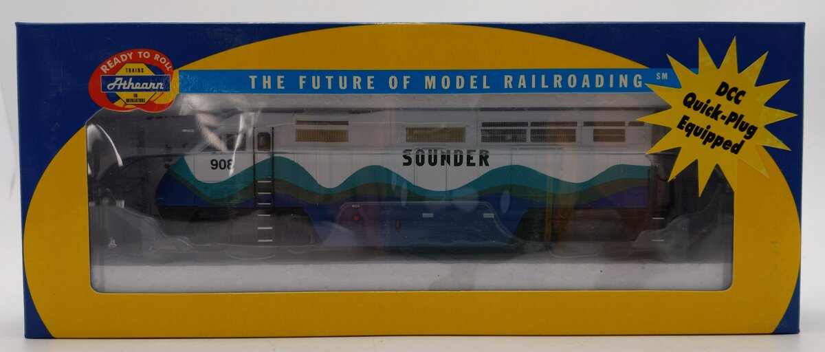 Athearn 26304 HO Scale Sounder F59 PHI Diesel Locomotive #908 MT/Box