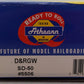 Athearn 8096 HO Denver & Rio Grande Western SD-50 Diesel Locomotive #5506 -DC EX/Box