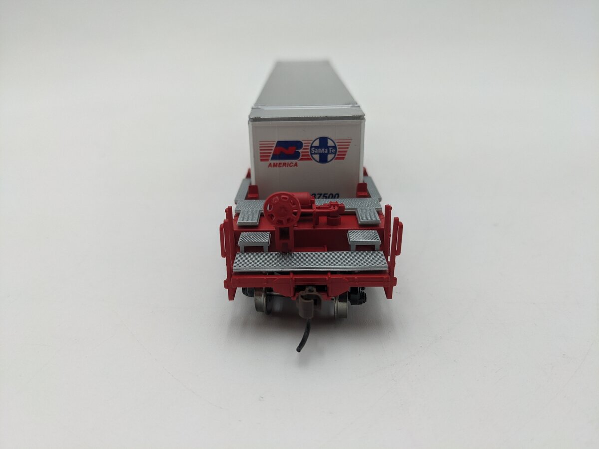 Athearn 72564 HO Scale BN Husky Stack Well Car #64018 EX