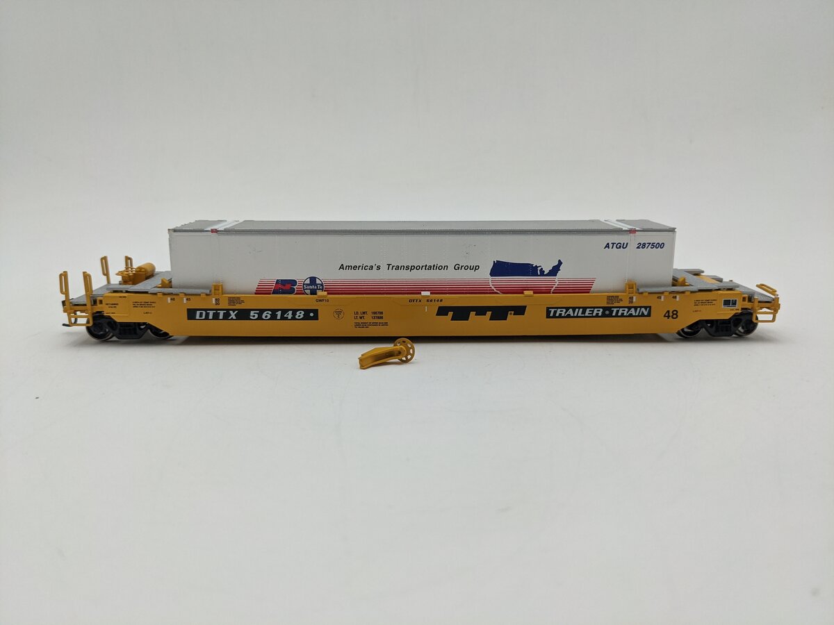 Athearn 72568 HO Scale Trailer Train Husky Stack Well Car #56148 EX