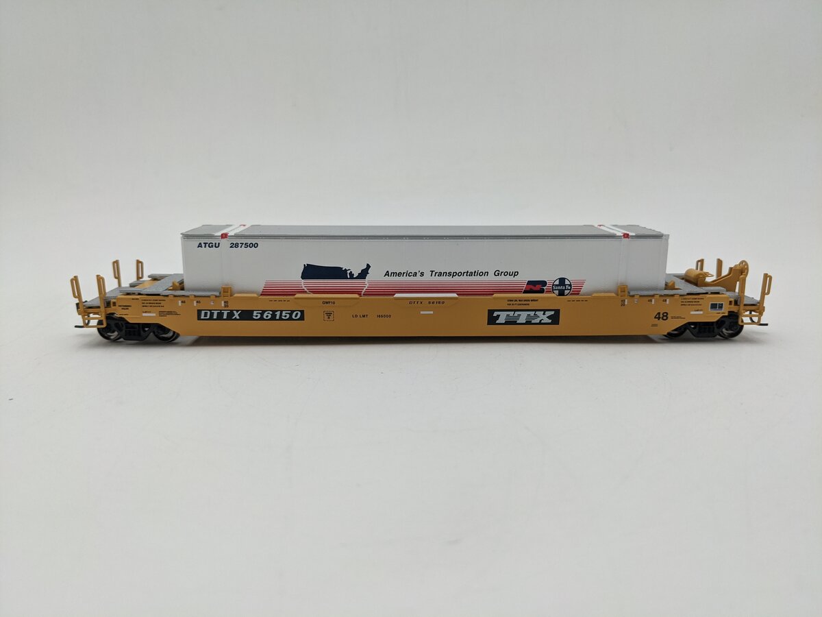 Athearn 72569 HO Scale TTX Husky Stack Well Car #56150 EX