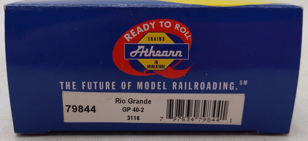 Athearn 79844 HO Rio Grande GP40-2 Diesel Locomotive #3116 EX/Box