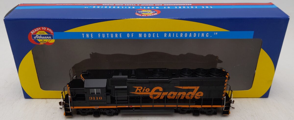 Athearn 79844 HO Rio Grande GP40-2 Diesel Locomotive #3116 EX/Box