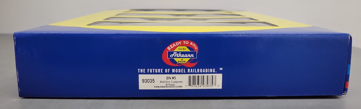 Athearn 93035 HO Scale BN #5 BethGon Coalporter Hopper (Pack of 5) LN/Box