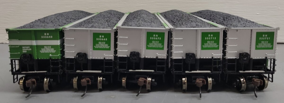 Athearn 93036 HO Scale BNSF BethGon Coalporter Hopper (Pack of 5) LN/Box
