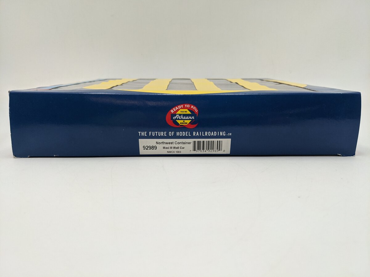 Athearn 92989 HO Scale NWCX Maxi III Well Car (Set Of 3) NIB