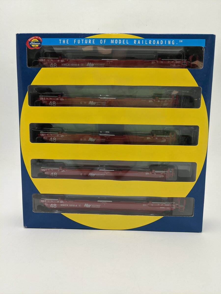 Athearn 92990 HO Scale NWCX Maxi III Well Car (Set Of 3) NIB