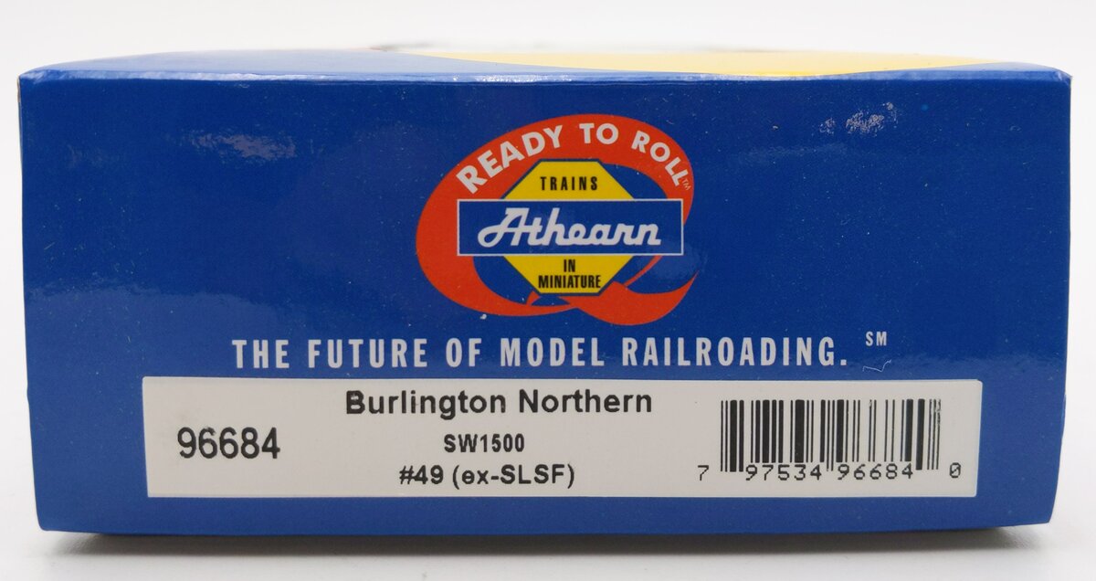 Athearn 96684 HO Scale Burlington Northern SW1500 Diesel Locomotive #49 MT/Box