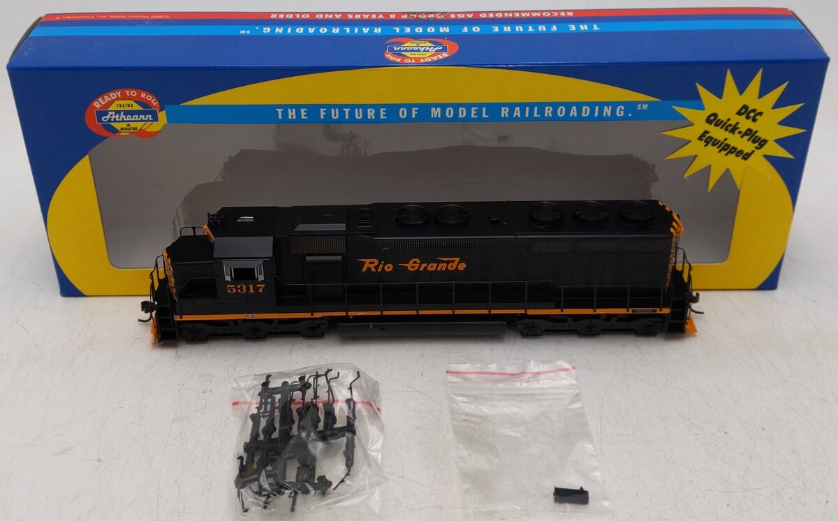 Athearn 95407 HO Rio Grande SD40 Diesel Locomotive #5317 EX/Box