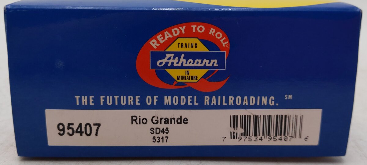 Athearn 95407 HO Rio Grande SD40 Diesel Locomotive #5317 EX/Box