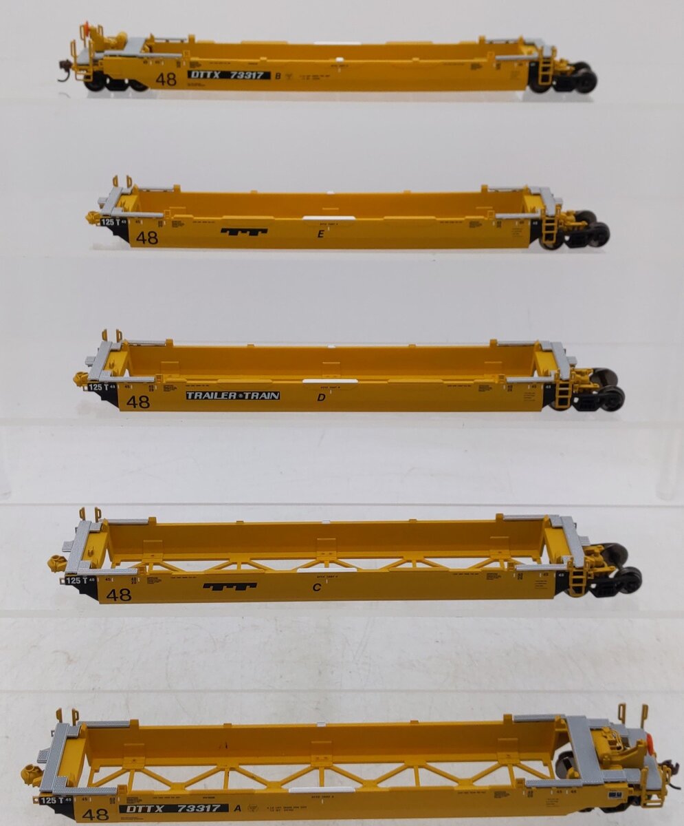Athearn 15594 HO TT Maxi III Well Car Maxi III Well Car Ready-To-Run #73317 (5) LN/Box