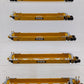 Athearn 15598 HO TTX1991/Black/White Maxi III Well Car Ready-To-Run #75799 (5) LN/Box