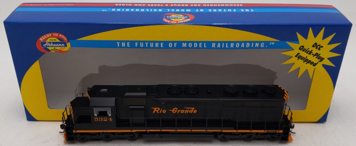 Athearn 95409 HO Scale DRG&W SD45 Diesel Locomotive #5324 (DCC Ready) EX/Box
