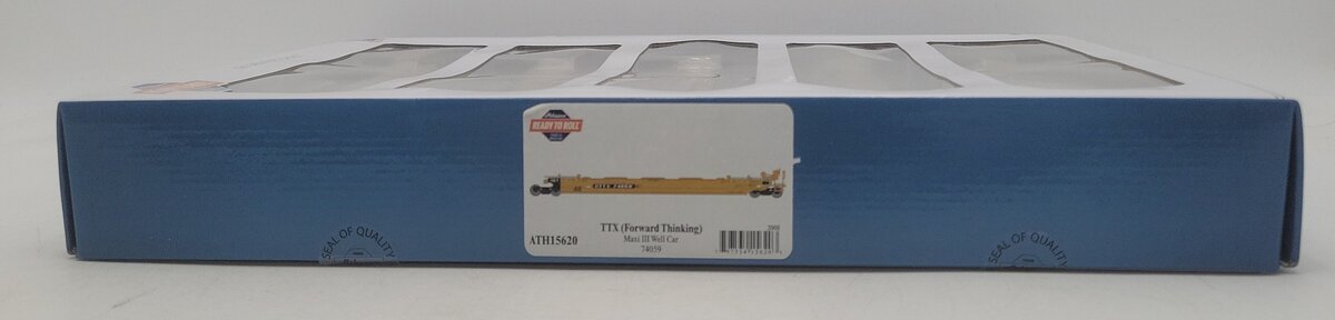 Athearn 15620 HO RTR Maxi III Well, TTX w/Red Logo #74059 (5) MT/Box