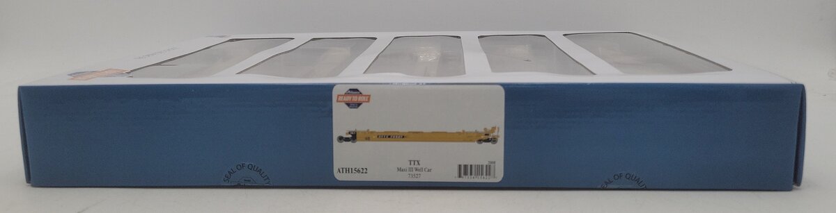 Athearn 15622 HO RTR Maxi III Well, TTX1991/Black Logo #73527(5) MT/Box
