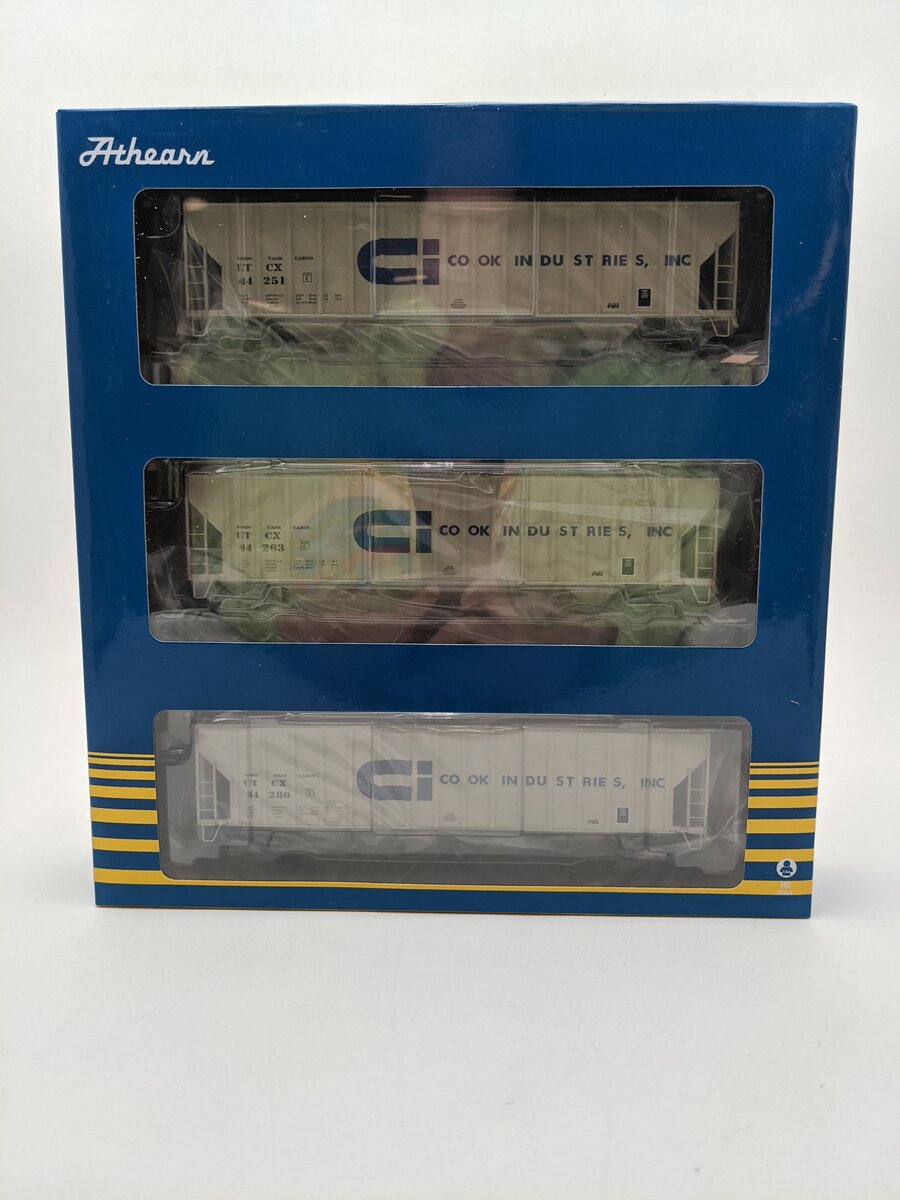Atheran ATH-1318 HO Scale Union Tank Car 54' FMC 4700 Covered Hoppers (Set Of 3) NIB