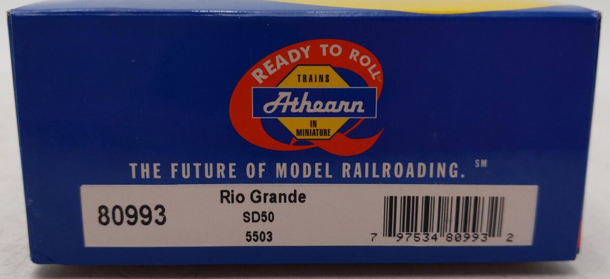 Athearn 80993 HO Rio Grande SD-50 Diesel Locomotive #5503 EX/Box