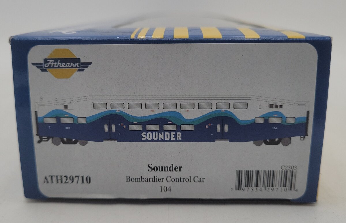 Athearn 29710 HO Scale Sounder Bombardier Control Car #104 LN/Box