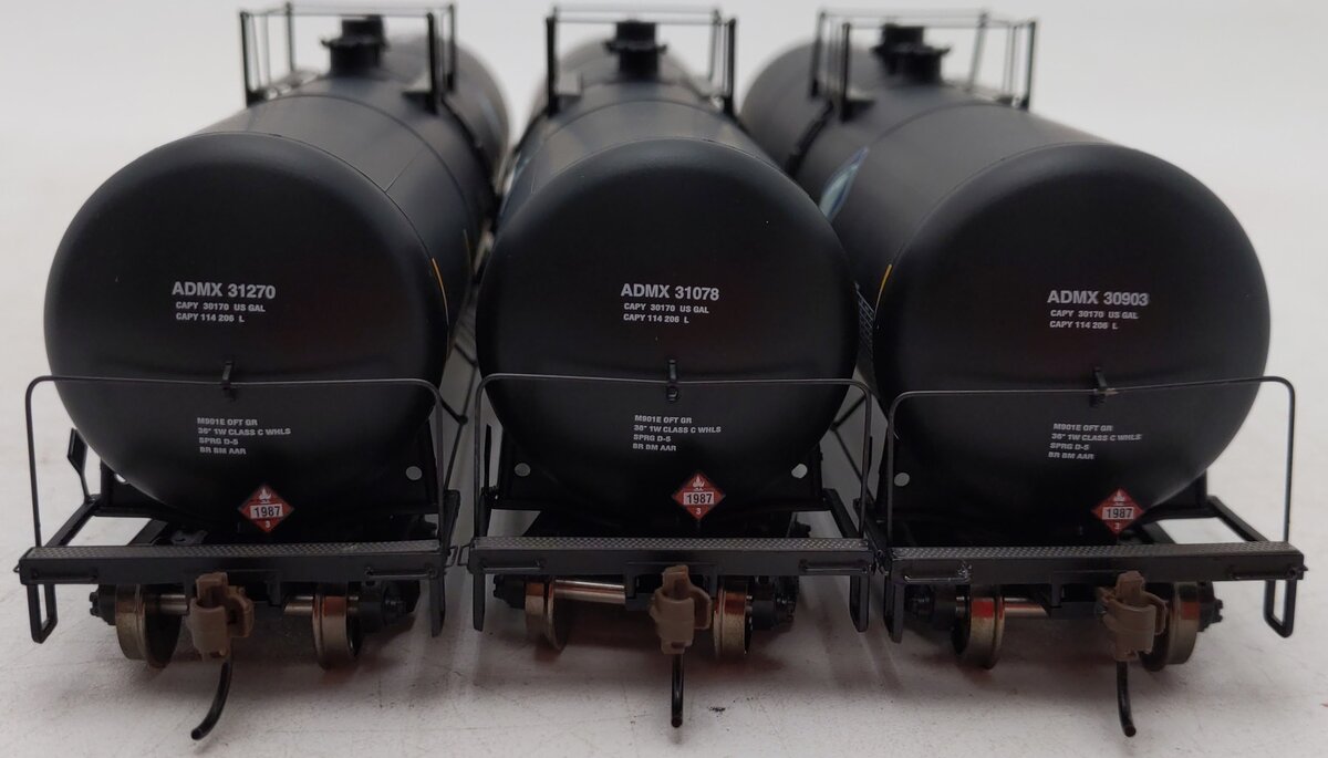 Athearn 29883 HO Scale ADM Transportation Tank Cars (Set of 3) LN/Box