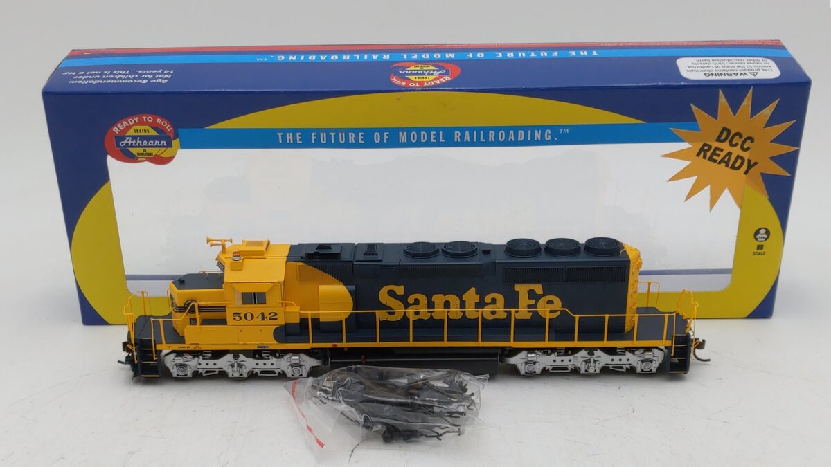 Athearn 98268 HO Scale Santa Fe RTR SD40-2 Diesel Locomotive #5042 LN/Box