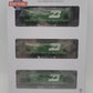 Athearn 93989 HO RTR ACF 2970 Covered Hopper, BN/Green (3) MT/Box
