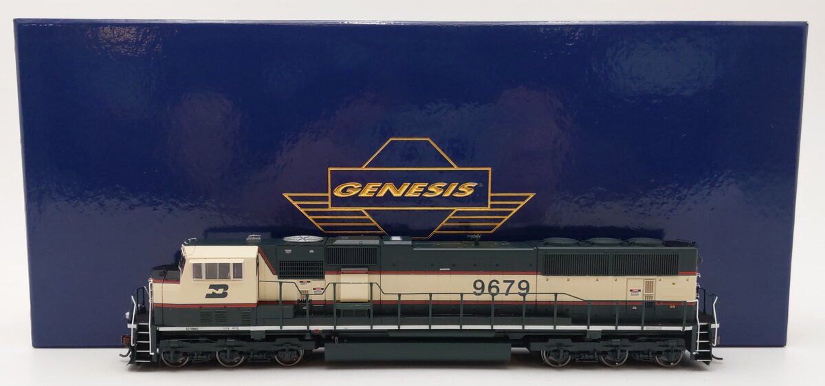 Athearn G64787 HO Burlington Northern SD70MAC Phase IV Diesel Locomotive #9679 NIB