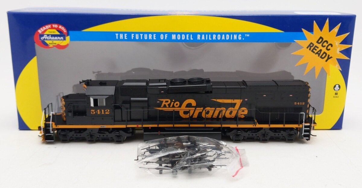 Athearn 98318 HO Scale Rio Grande SD40T-2 Diesel Locomotive #5412 EX/Box