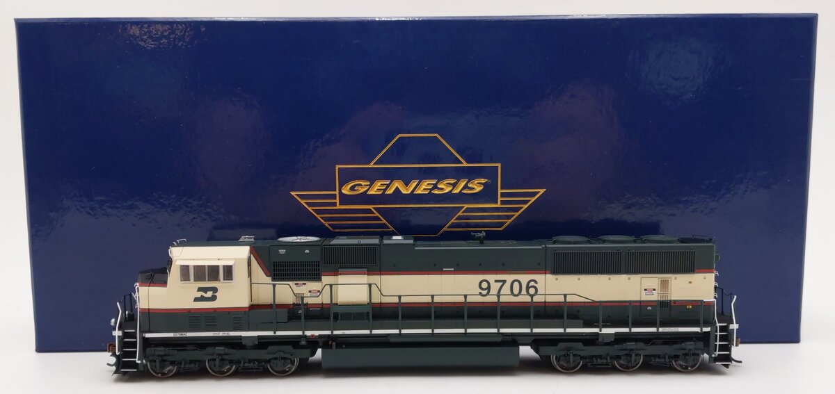 Athearn G64788 HO Burlington Northern SD70MAC Phase IV Diesel Locomotive #9706 LN/Box