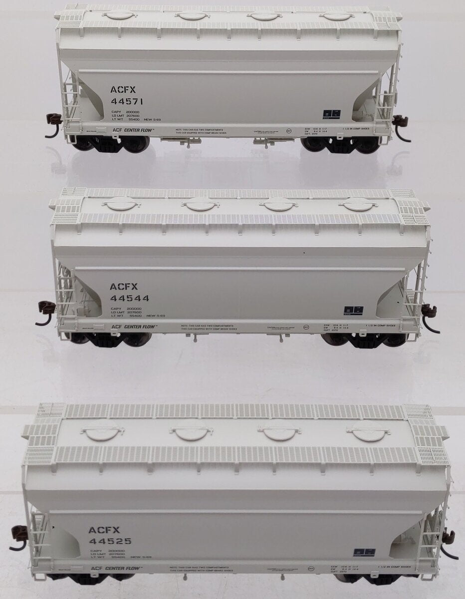 Athearn 81058 HO Scale ACFX Covered Hopper Cars (Set of 3) LN/Box