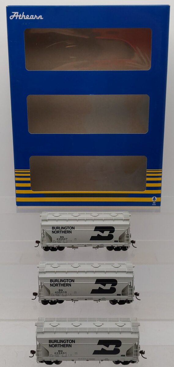 Athearn 81061 HO Scale Burlington Northern Covered Hoppers (Set of 3) LN/Box