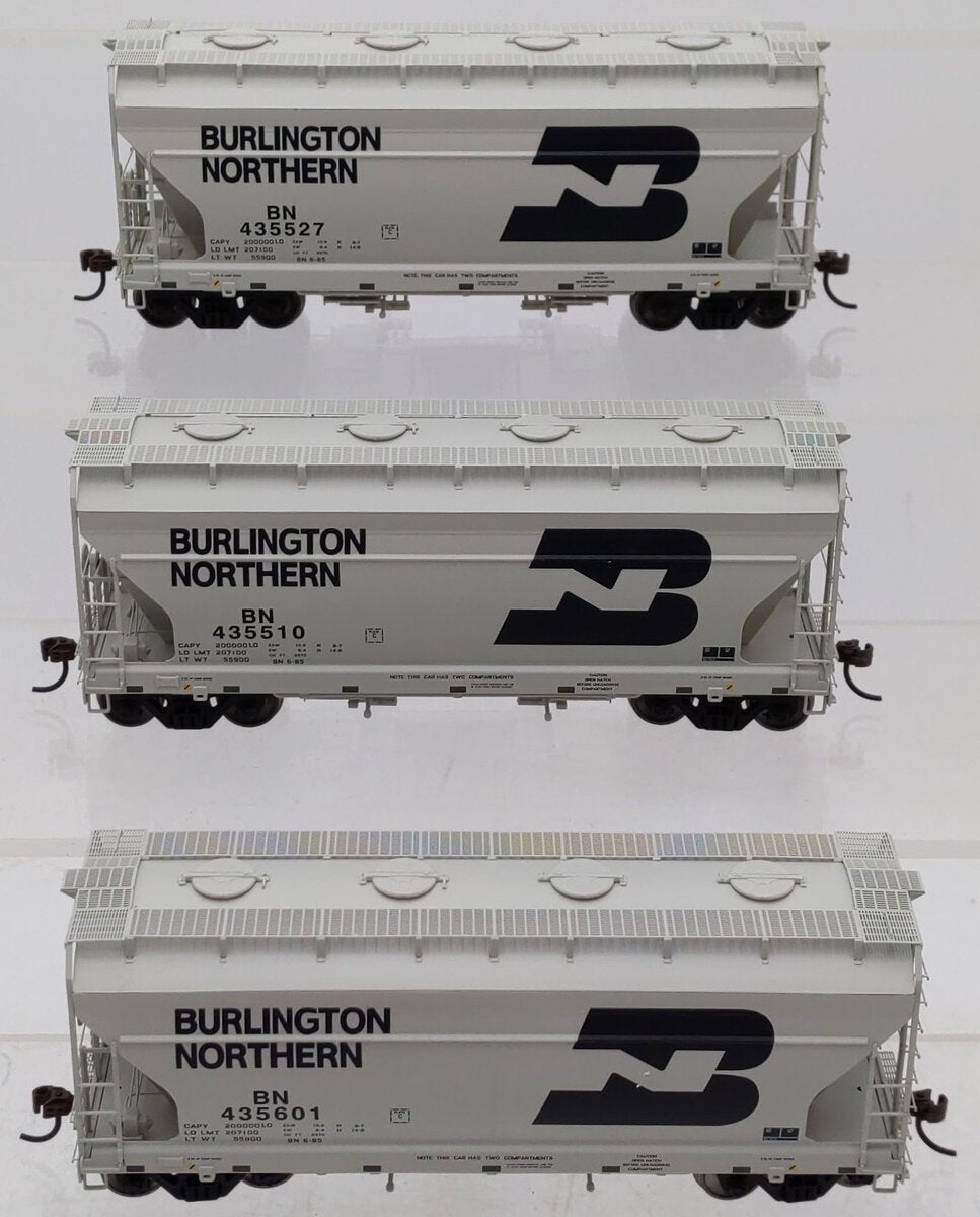 Athearn 81061 HO Scale Burlington Northern Covered Hoppers (Set of 3) LN/Box
