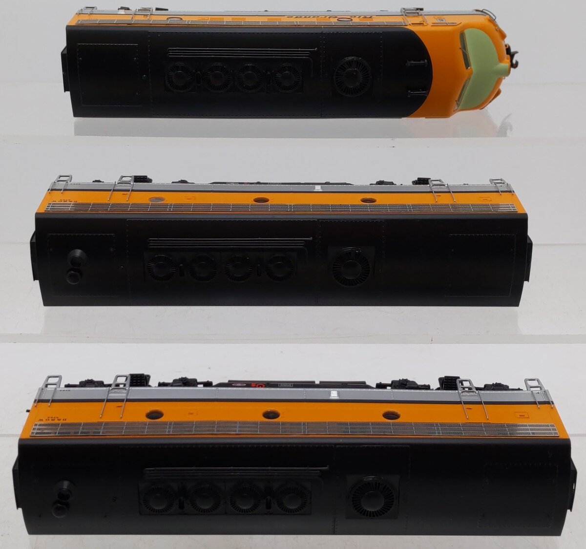 Athearn G3252 HO Scale D.&R.G.W. "Rio Grande Zephyr" F-9 ABB Diesel Set EX/Box