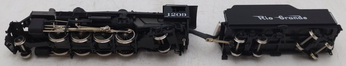 Athearn G9026 HO Scale D&RGW 2-8-2 Light Steam Loco & Tender #1209 EX/Box