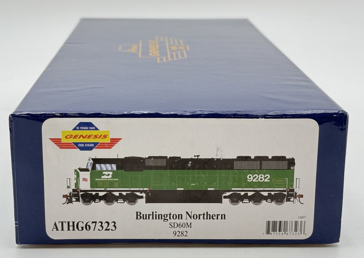 Athearn G67323 HO Burlington Northern SD60M Diesel Locomotive #9282 NIB