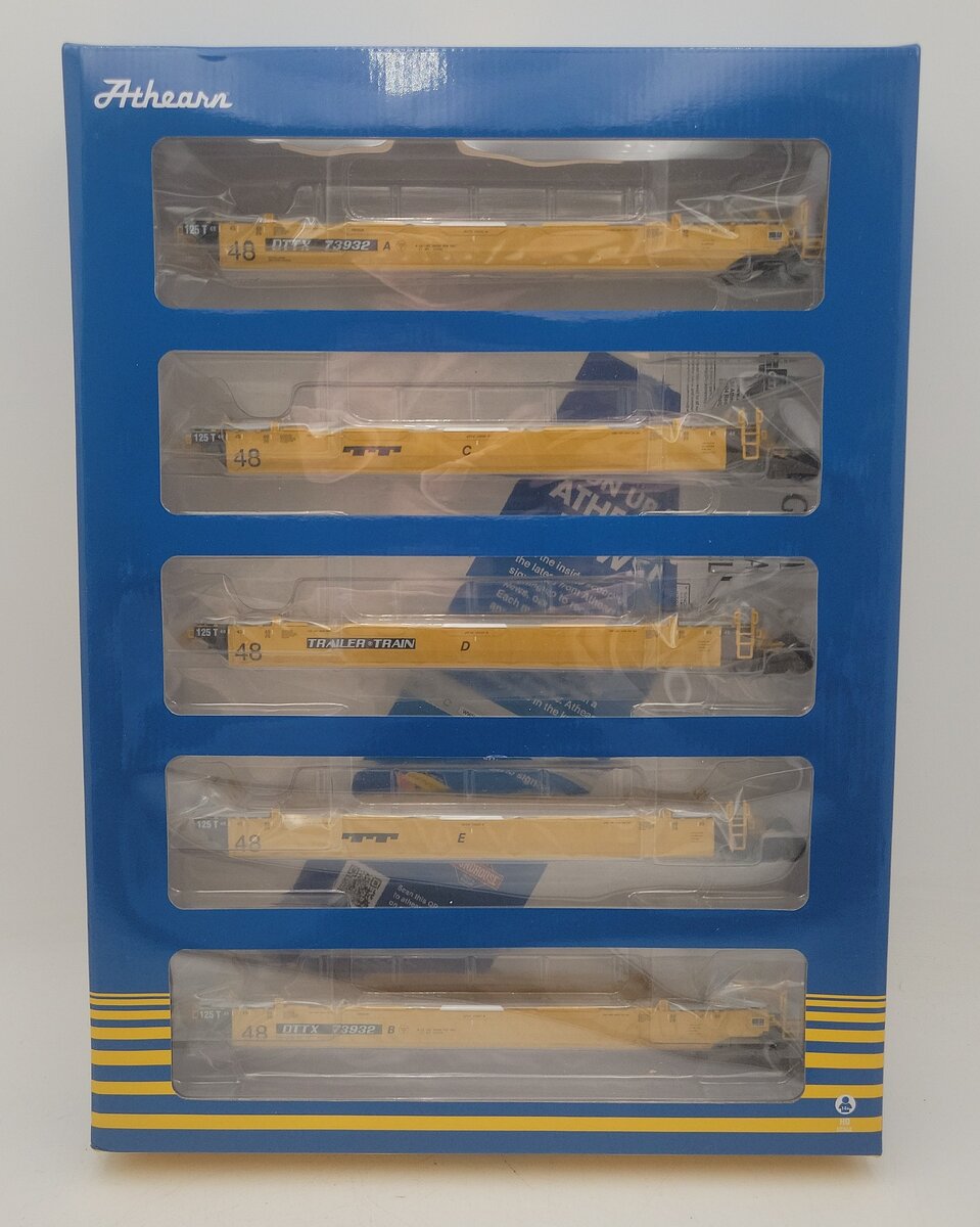 Athearn 98943 HO Maxi-III Well Cars, DTTX #73932 (5) MT/Box
