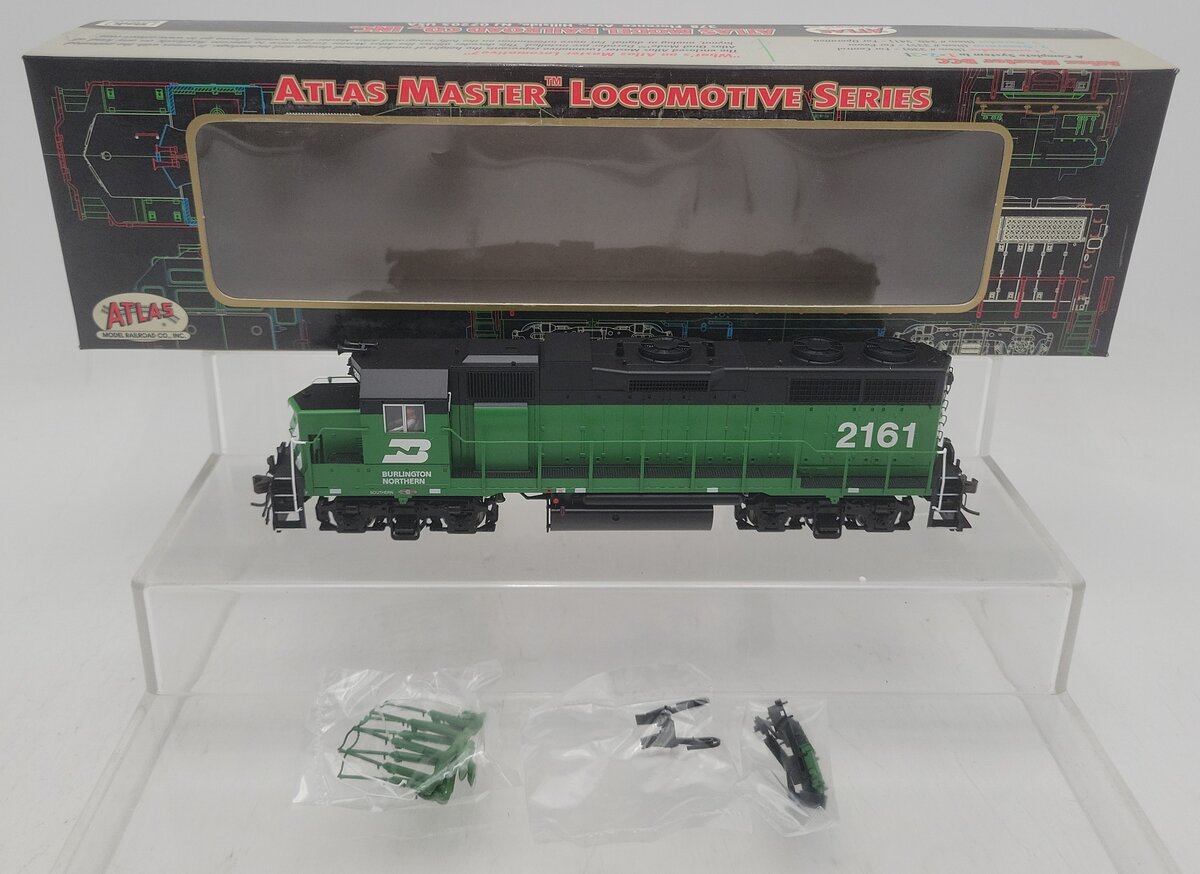 Atlas 8953 HO Burlington Northern GP-38 Locomotive #2161 EX/Box