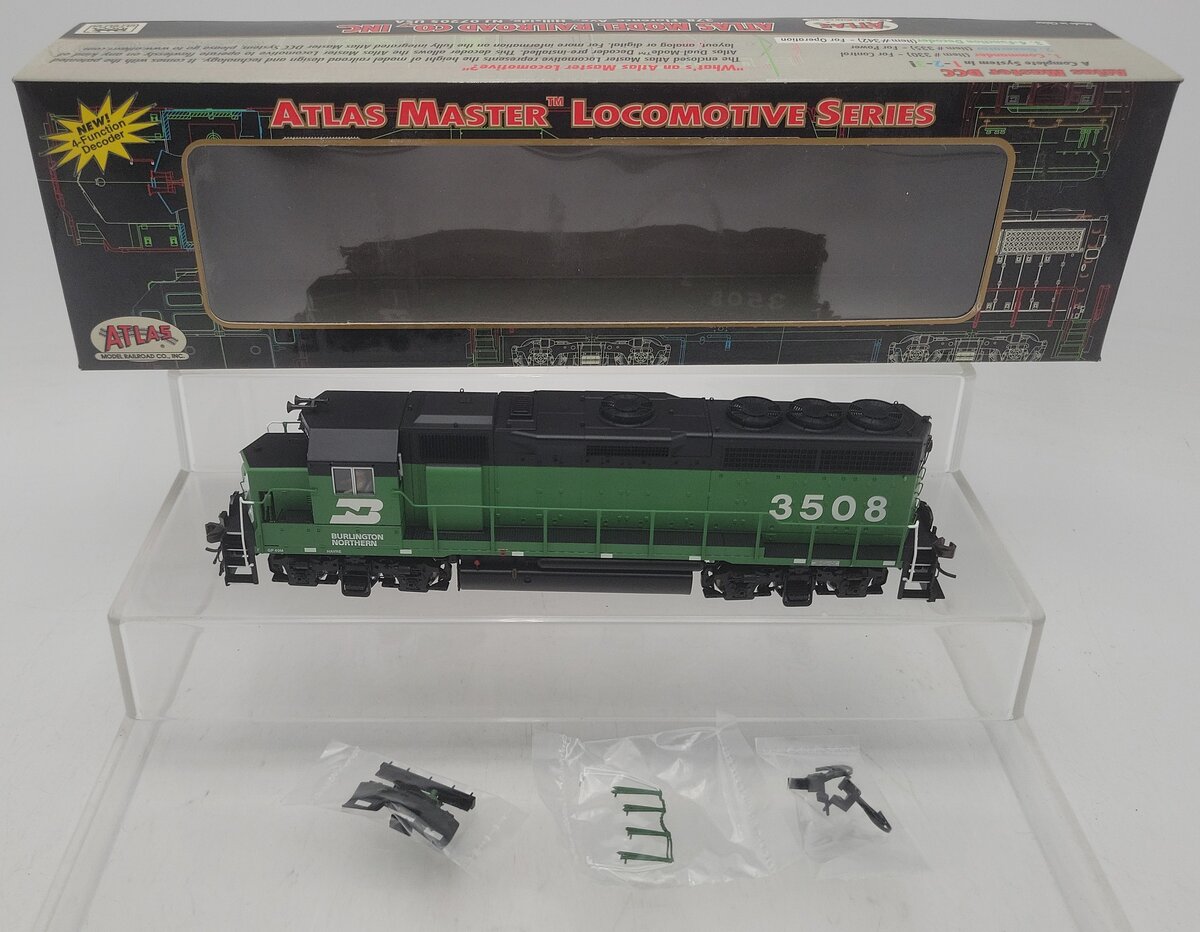 Atlas 9705 HO Scale Burlington Northern GP-40 Diesel Locomotive #3508 LN/Box