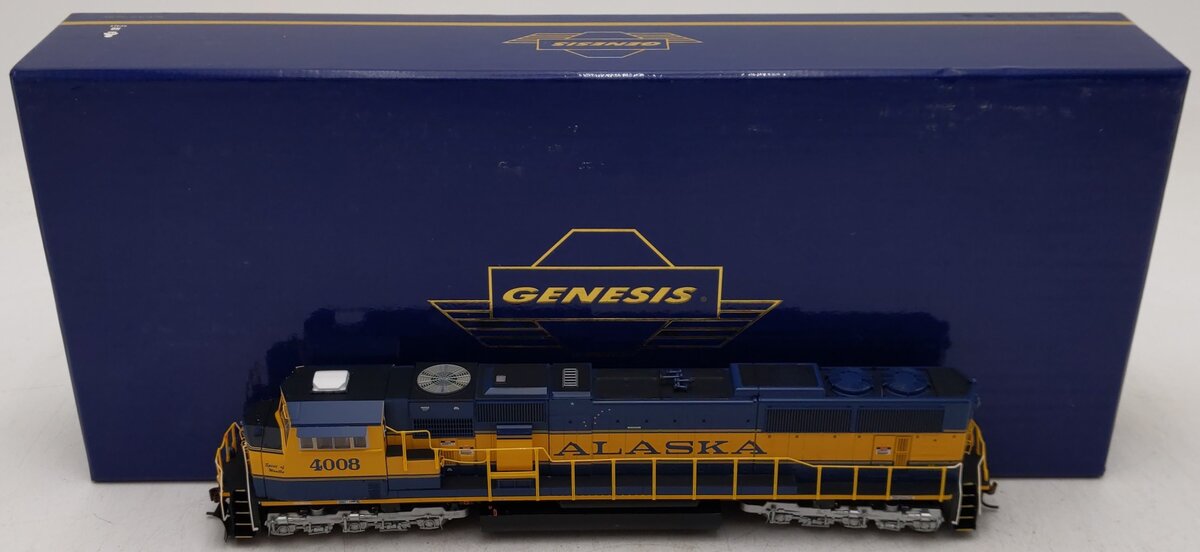 Athearn G64763 HO Alaska/Spirit of Wasilla SD70MAC Diesel Locomotive #4008 EX/Box