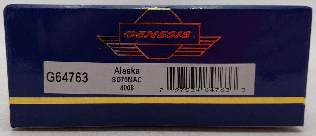 Athearn G64763 HO Alaska/Spirit of Wasilla SD70MAC Diesel Locomotive #4008 EX/Box