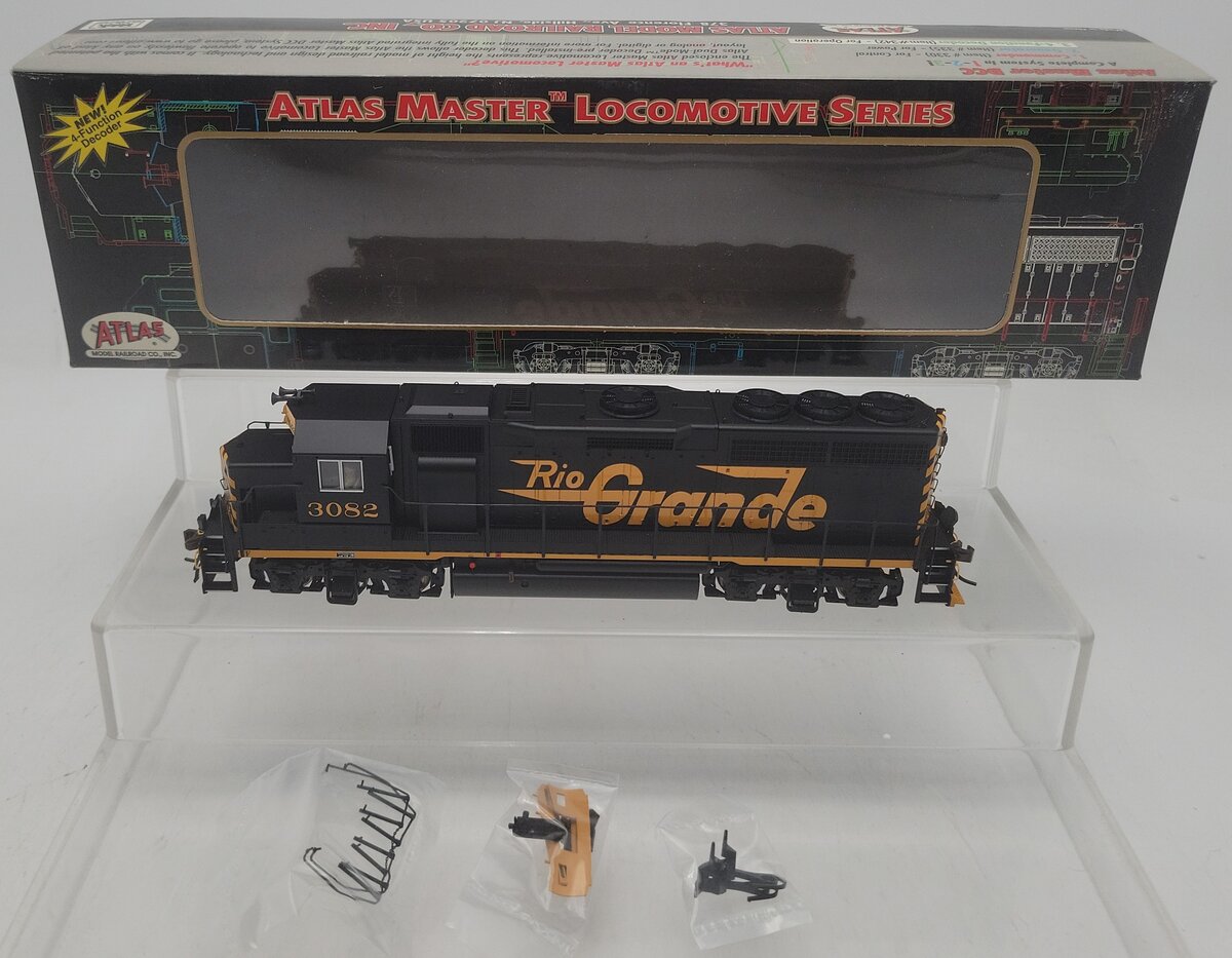 Atlas 9731 HO Scale Rio Grande GP-40 Low-Nose Diesel Locomotive #3082 EX/Box