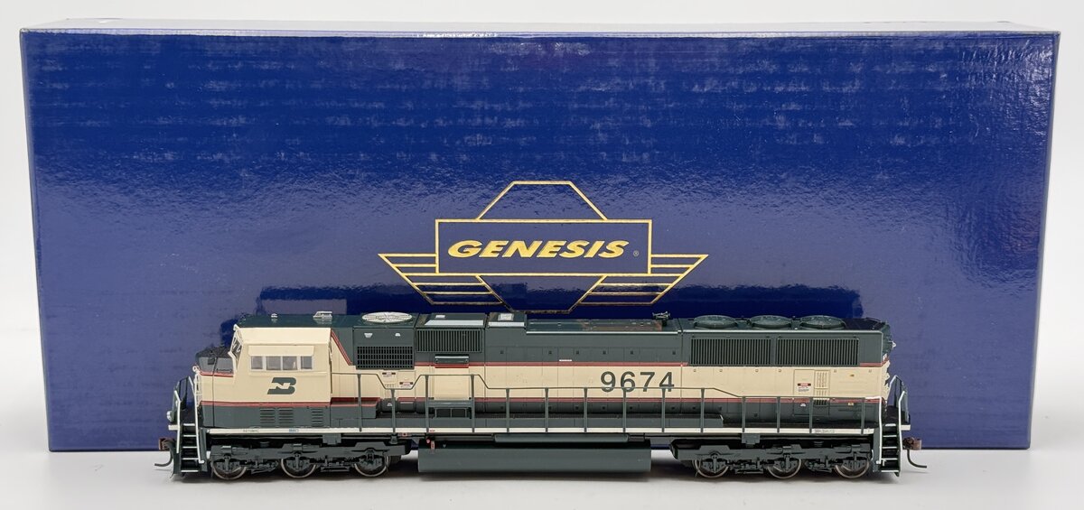 Athearn G64767 HO Burlington Northern/Executive SD70MAC Diesel Locomotive #9674 LN/Box