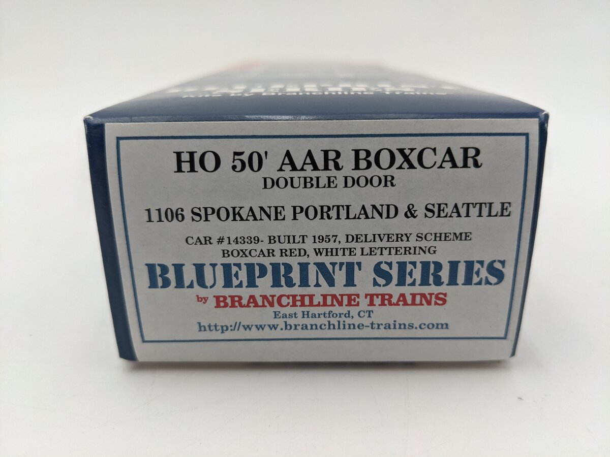 Branchline Trains 1106 HO Spokane Portland & Seattle 50' AAR Boxcar Kit #14339 EX/Box