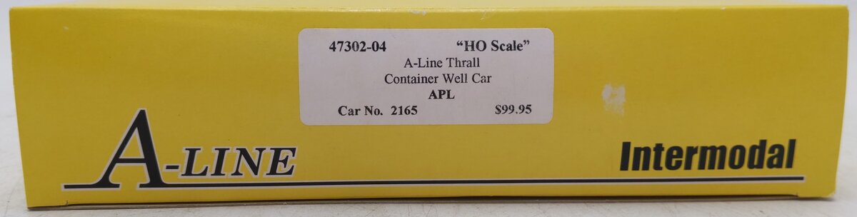 A-Line 47302-04 HO APL Thrall Container Well Car #2165 (5) EX/Box