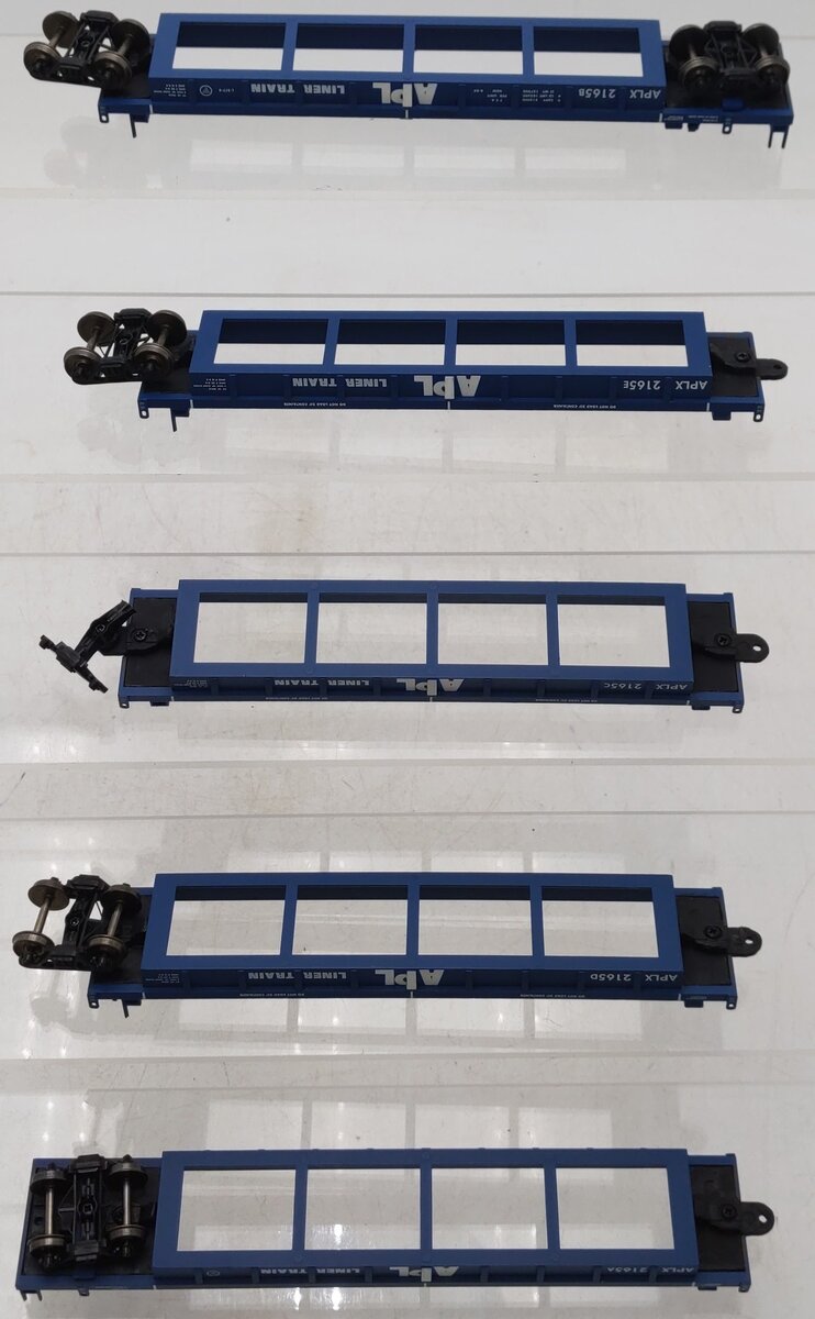 A-Line 47302-04 HO APL Thrall Container Well Car #2165 (5) EX/Box