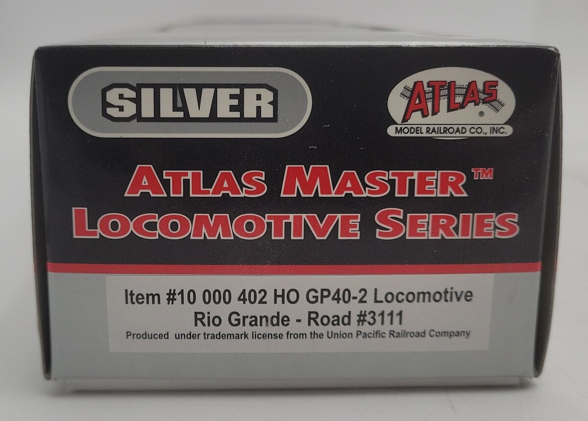 Atlas 10000402 HO Rio Grande GP40-2 Locomotive #3111 LN/Box
