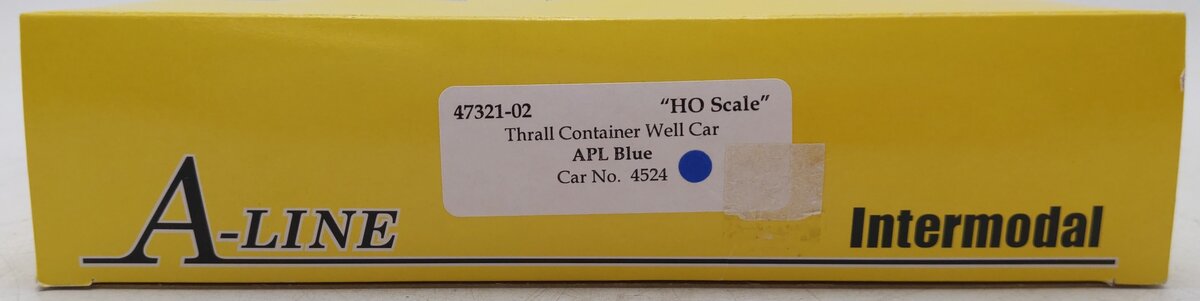 A-Line 47321-02 HO Scale APL Thrall Container Well Cars (Set of 5) EX/Box