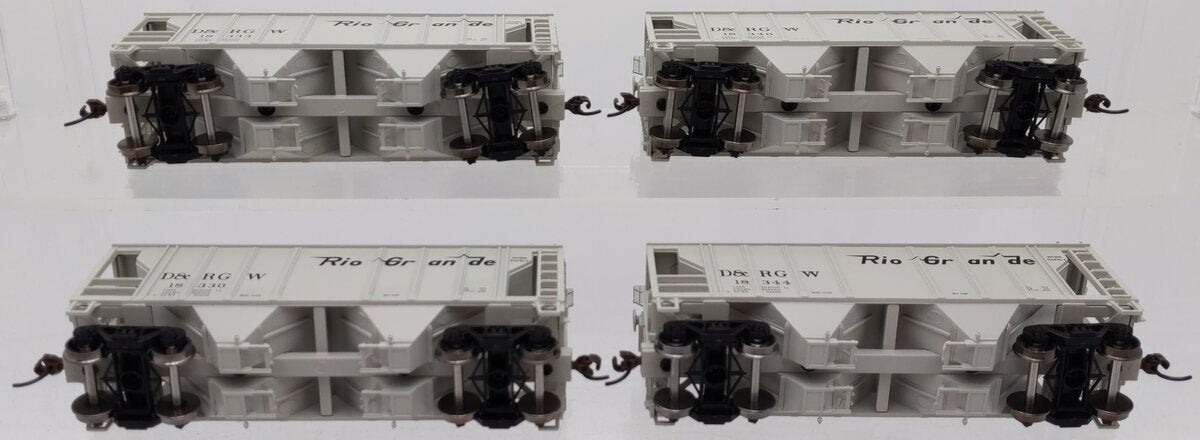 Roundhouse 2416 HO D&RGW PS-2 2003 2-Bay Covered Hopper (Pack of 4) LN/Box