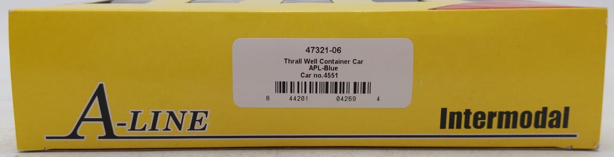 A-Line 47321-05 HO Scale APL Thrall Container Well Cars (Set of 5) LN/Box
