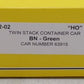 A-Line 47612-02 HO Burlington Northern Twin Stack Container Car (5) EX/Box